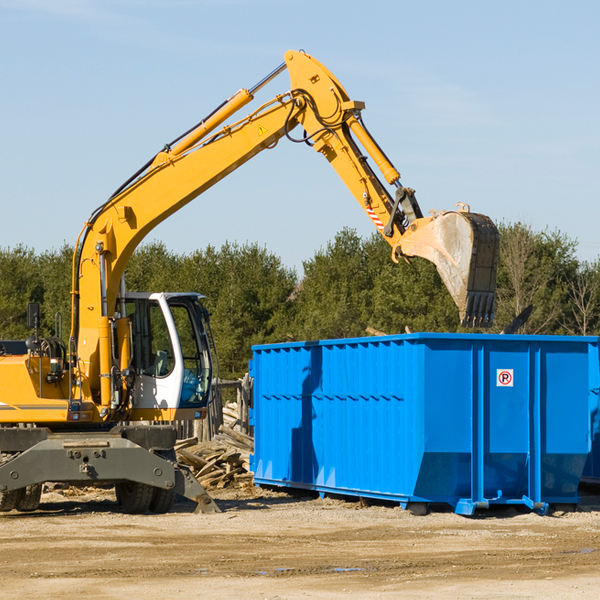 how many times can i have a residential dumpster rental emptied in Yoakum County